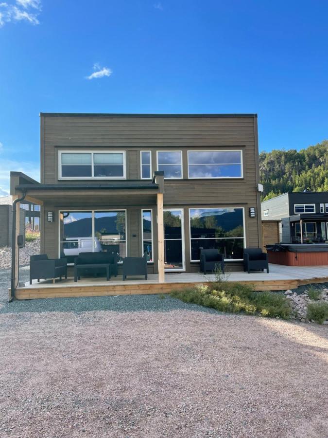Exclusive Funkis Cabin, Lake View, Rooftop Terrace, Jacuzzi, Sauna, Close To Golf And Alpine Vradal Exteriér fotografie